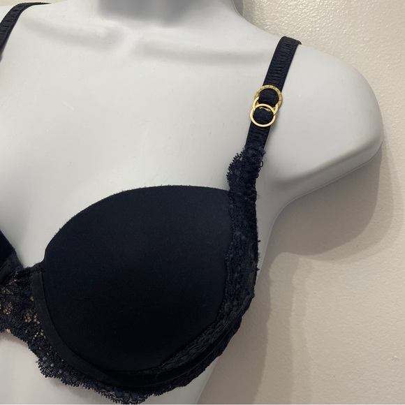 Stella MacCartney Smooth & Lace Contour Plunge Bra - Picture 4 of 9